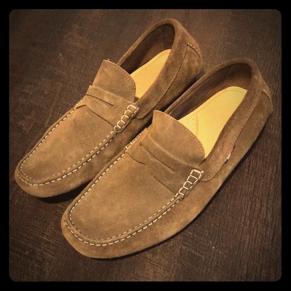 Tommy Hilfiger Suede Penny Loafers